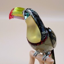 Swarovski Crystal Paradise Bird Toucan Black Diamond Crystal 850600 Boxed