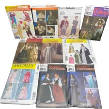 New Uncut FF Costume Sewing Patterns Simplicity McCall's Butterick You Choose