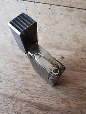 Vintage Vintage Silver Metal Flaming Lighter P1433