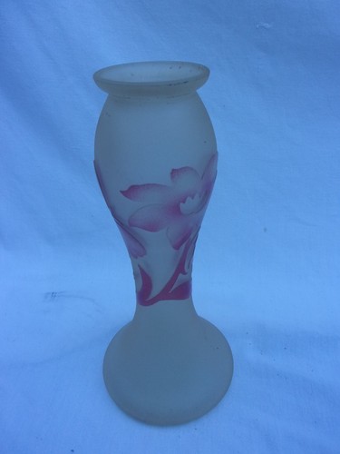 Joli vase signé vianne motifs - vase,