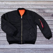 Blouson Pilote Bombers MA1 (noir)