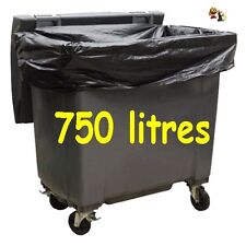 SAC POUBELLE POUBELLE HOUSSE POUR CONTENEUR 750 L CARTON de 50 SACS
