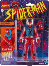 Hasbro Marvel Legends Scarlet Spider Neuve Collection Retro Spiderman