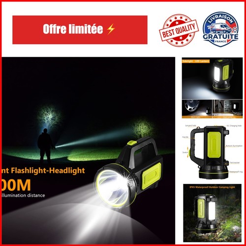 Torche rechargeable led - rechargeable,