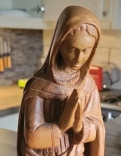 Statue Of The Holy Virgin Wooden D Olivier Catholic Devotion Prayer Church S