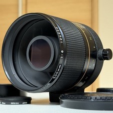 [N MINT-] Nikon Reflex Nikkor 500mm f8 Super Tele Lens with Lens Hood and Caps