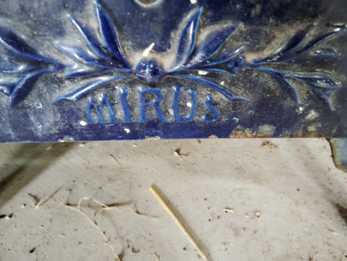 Poele ancien faience a - poele, en