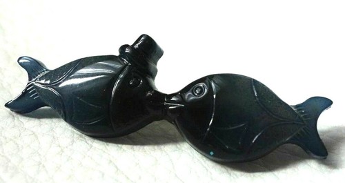 Broche vintage poisson rouge - vintage,