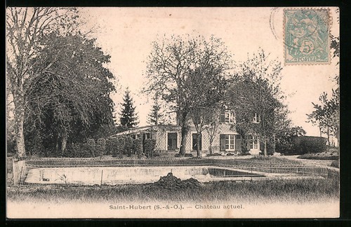 Cpa saint hubert château - cpa,