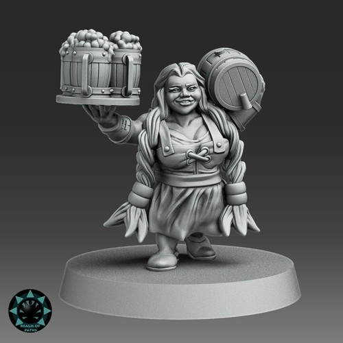 Serveuse naine fantasy - naine,