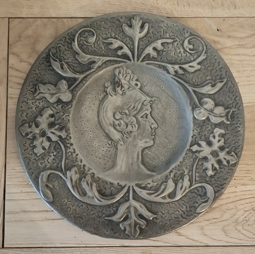 Plat rond assiette décorative - plat,