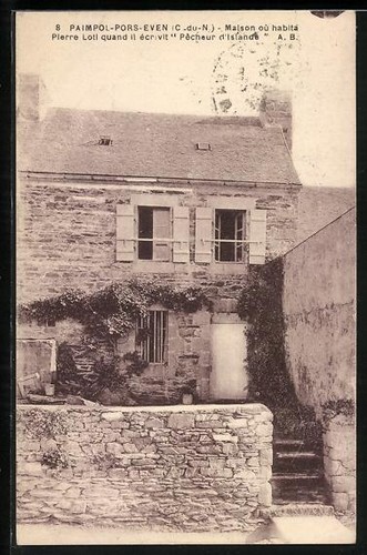 Cpa paimpol pors even - paimpol-pors-even,, maison