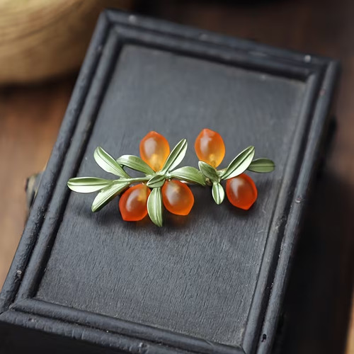 Broche mixte baies