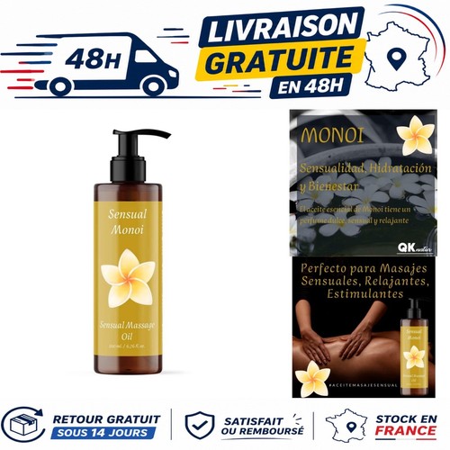 Huile massage relaxante - massage,