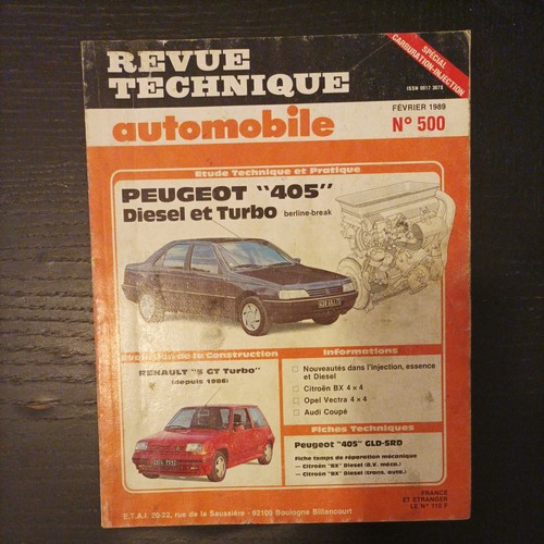 Revue technique peugeot 405 - revue,