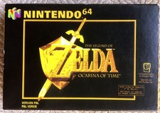 Boîte vide non officielle Zelda Ocarina of Time Nintendo 64 N64 Pal FAH / OoT