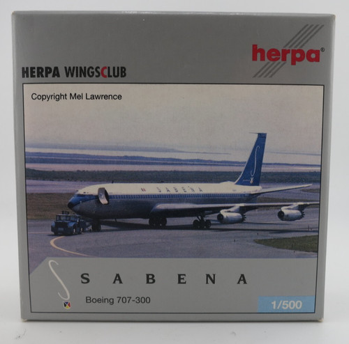 Herpa sabena boeing - boeing, 707-300