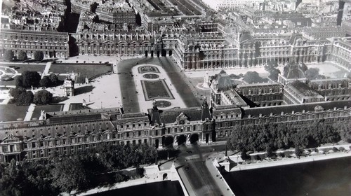 Ancienne photo aérienne - photo, de