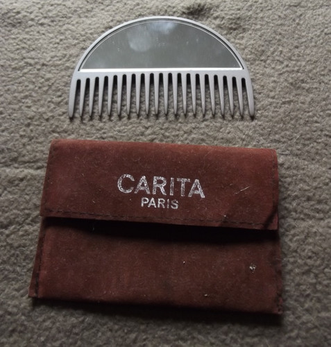 Ancien miroir poche sac - ancien, de