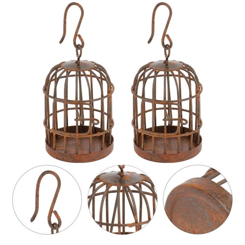 2pcs miniature bird cage - bird,