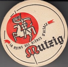 "ANTIQUE SOUS BOCK ""MUTZIG / THE QUEEN OF BEERS OF ALSACE""
