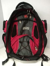 Swiss Gear backpack Laptop Red And Black New Back To School Hiking Outdoors E7
