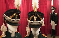 Old Movie costume Russian Commander Hat Napoleonic War Jaegars Uniform Napoleon