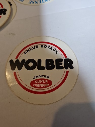 Autocollant sticker wolber - wolber,