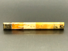 Pince à cravate AMBRE fermoir cadeau support baltique marbre jaune mosaïque p...