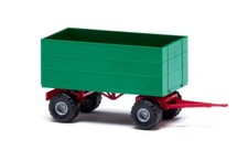 WIKING 038837 Échelle HO Remorque Agricole À Deux Essieux À Parois Hautes