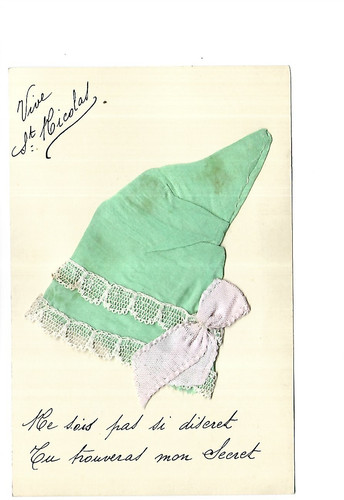 Carte avec bonnet saint - carte,