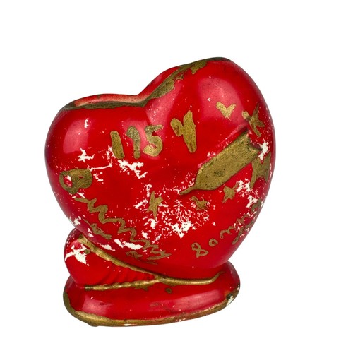 Vintage valentine red - valentine, heart