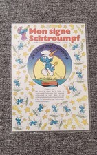 PEYO " Mon Signe SCHTROUMPF " Le Schtroumpf Capricorne Autocollant Belokapi