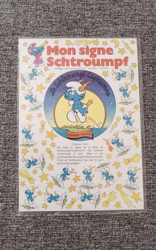 Peyo mon signe schtroumpf - mon, "