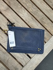Pochette Popoche M Croco Bleue
