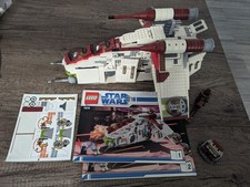 Lego Star Wars Set 7676 Republic Attack Gunship - Gunship Complete - No Minifigs
