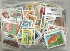 Lot 300 timbres du Togo