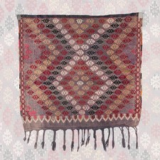 Kilim de laine bohème vintage