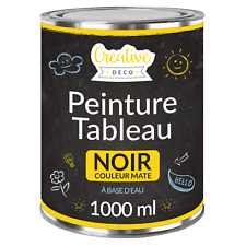 Creative Deco Peinture Ardoise Tableau Noir | 1000 ml / 1L | Finition Mate