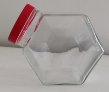  Grand Bocal carré en verre