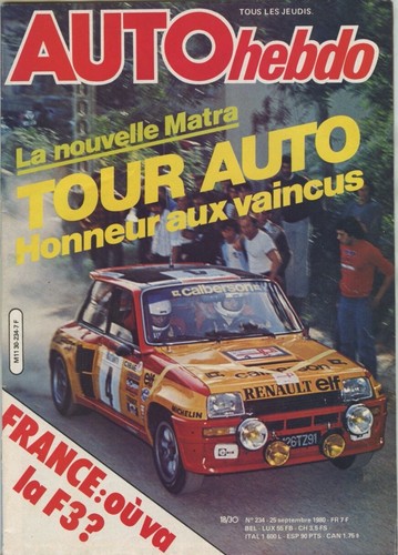 Auto hebdo 234 - hebdo, du