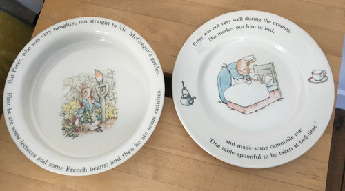 Assiettes porcelaine plate - porcelaine, (plate