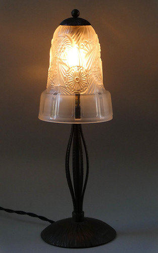 Lampe art déco hippolyte - lampe,