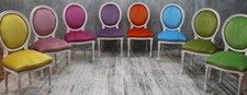 Lot 6 Chaises Médaillon Neuves