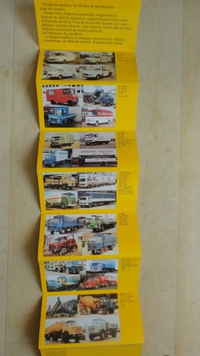 Depliant automobile camion - depliant,