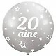 Ballon Géant 20 Ans Argent