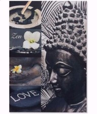 Cadre toile tableau zen Bouddha - 70 x 50 cm