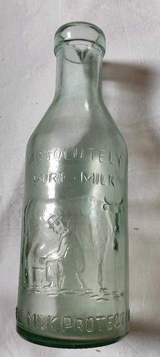 Ancienne bouteille lait - ancienne,