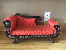 21” ORIENTAL Fainting Couch Chaise Lounge For DOLLS