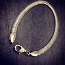 BRACELET / GOURMETTE SNAKE ARGENT NEUF Homme / Femme